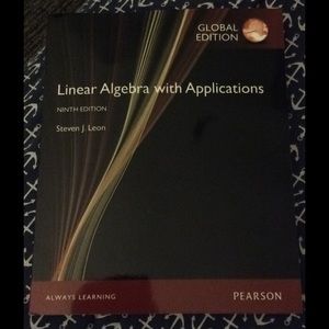 Linear algebra with applications 9th edition