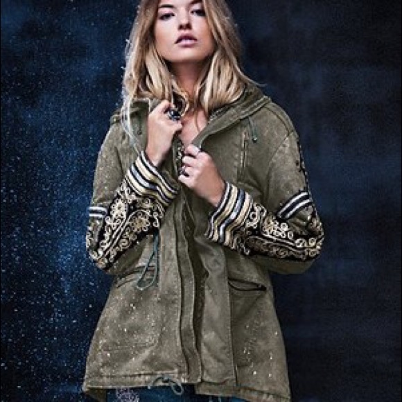 Golden Quills Military Parka