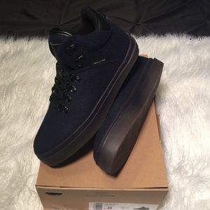 ✨Clear Weather✨Men's One Ten Mid Top Navy Wool