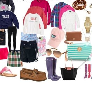 preppy clothes, nike, lululemon, ray bans