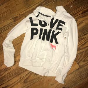 White PINK sweatshirt