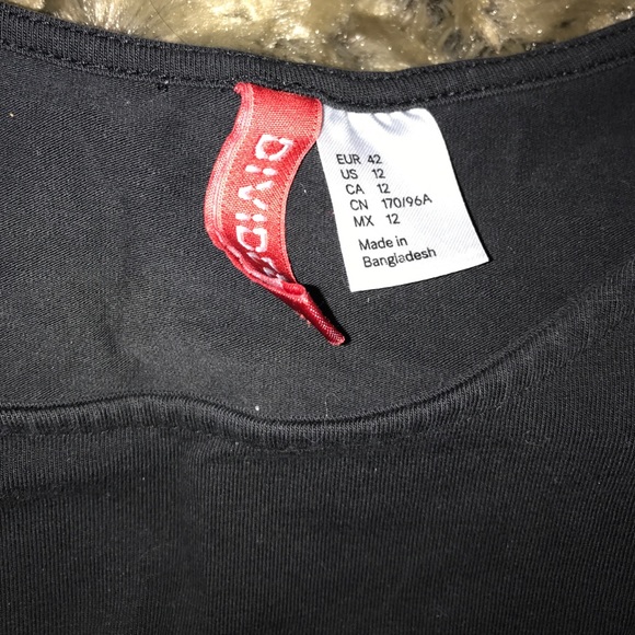 Black basic crop top - Picture 2 of 2