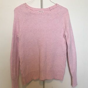 pink knitted sweater from merona