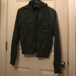 Military green jacket