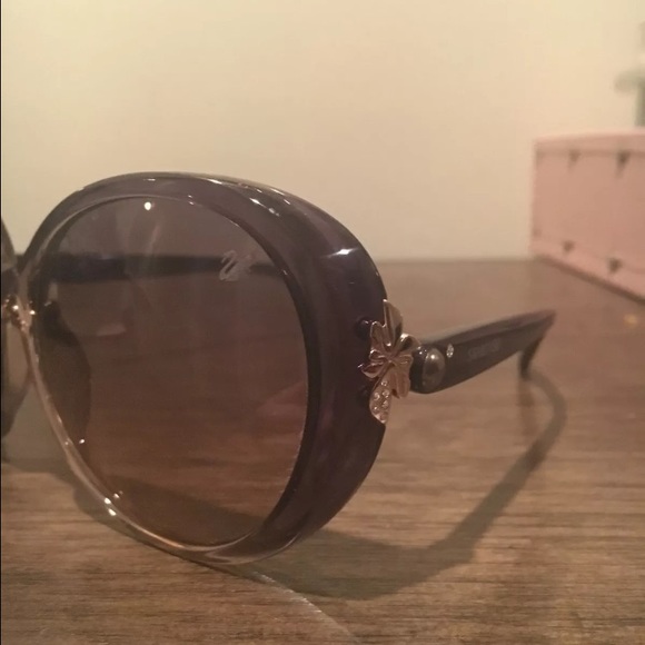 Authentic SWAROVSKI Rose/Tan Gradient Sunglasses