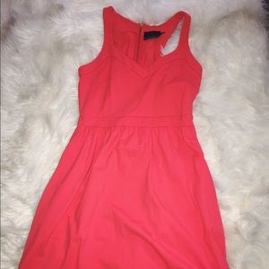 Cynthia Rowley hot pink/coral dress