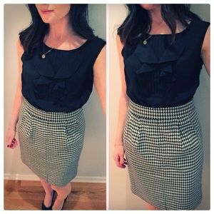 Limited Black Houndstooth Dress