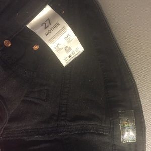 Mother black jeans size 27