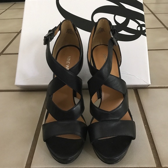 Nine West black heels