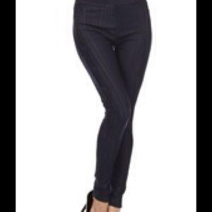 High waisted Jeggings in denim blue