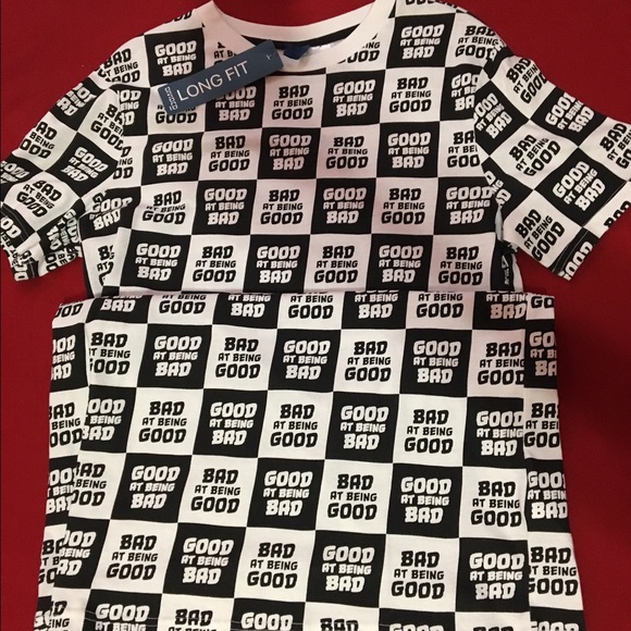 White Long Fit T shirt - Picture 1 of 2