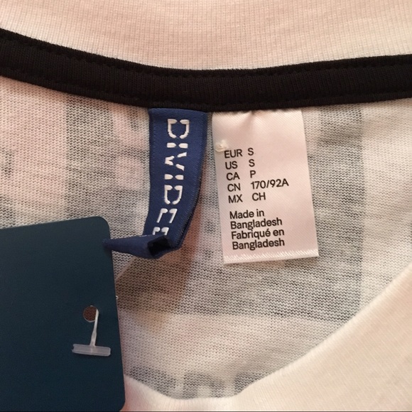 White Long Fit T shirt - Picture 2 of 2