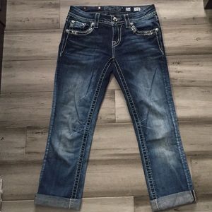 Miss Me Cropped Jeans Sz 26