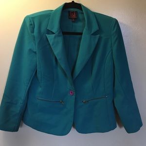Teal blazer