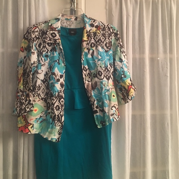 Mossimo peplum dress, blazer can be also included