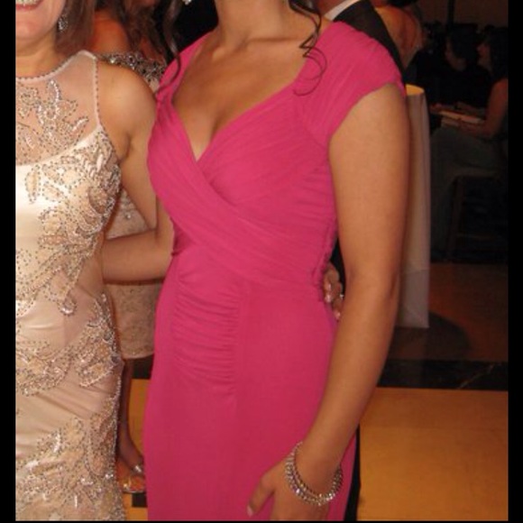 Gorgeous Pink Nicole Miller Gown-Size 2