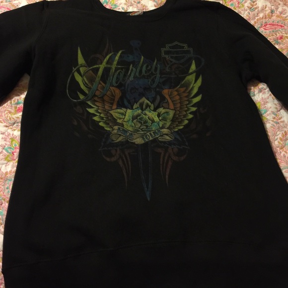 Women's Harley Davidson sweat shirt