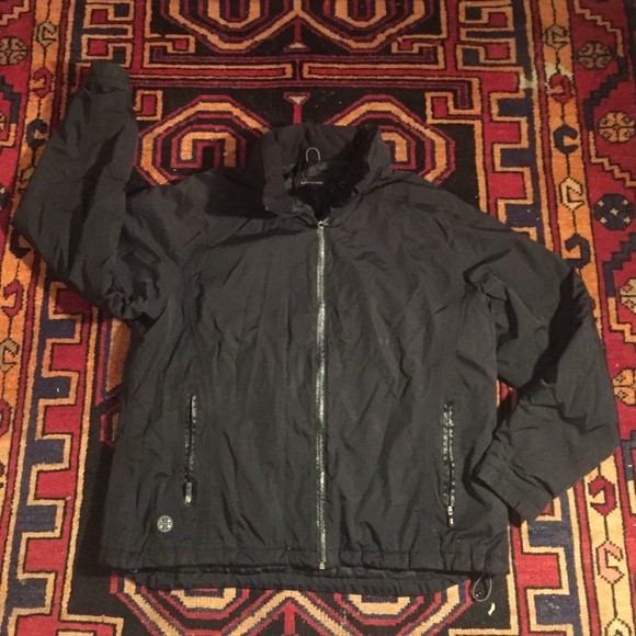 Black LANDS' END Winter Jacket Sz XL