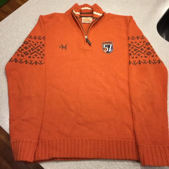 Orange European Sweater