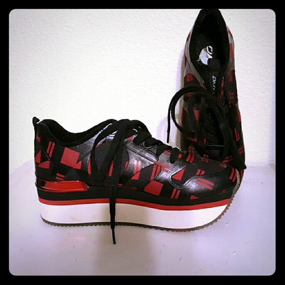 DKNY platform sneakers