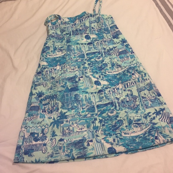 Lilly Pulitzer Fresh Catch Toile Dress
