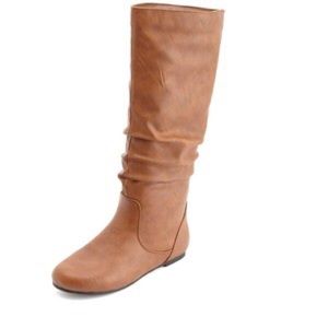 Flat Mid-Calf Slouch Boot: Charlotte Russe