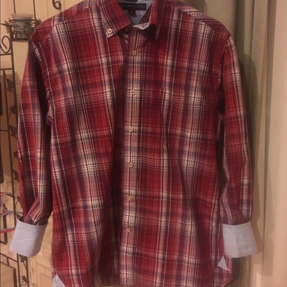 $5 Tommy Hilfiger Plaid Button Down