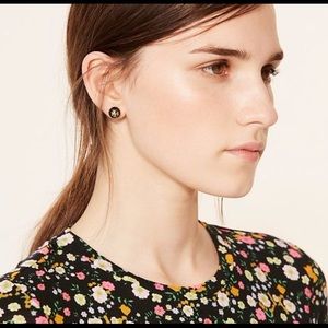 Brand new Tory burch crystal pearl stud earrings