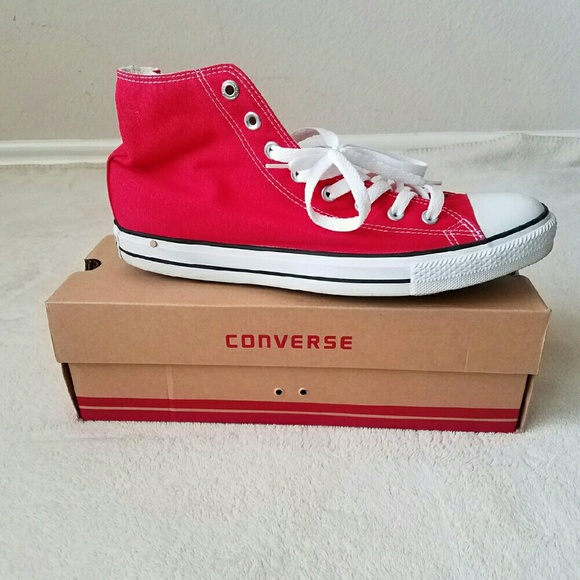 Converse Chuck Taylor High Top Red Unisex Sneakers