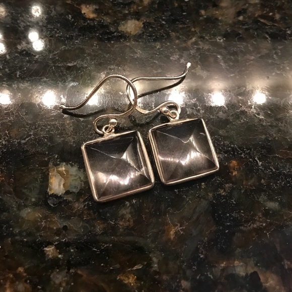 Amethyst dangle earring - Picture 2 of 2