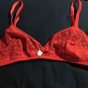 NWOT Juicy Couture bra / bralette - RED - SMALL