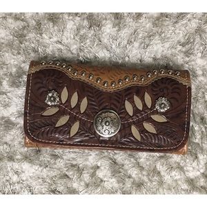 American West Genuine Leather Wallet