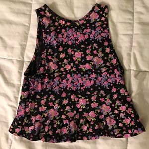 H&M floral crop top