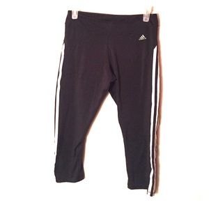 Black Adidas Cropped Leggings