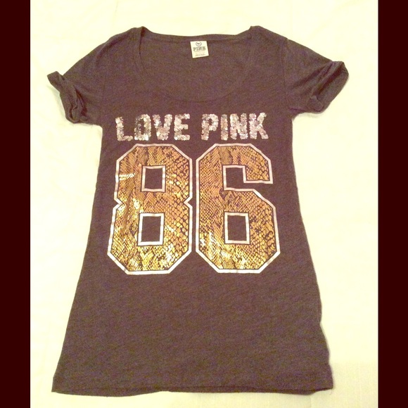 VS PINK 💕 Sequin T-Shirt Size XS