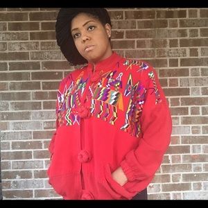 Nebaj hand embroidered jacket