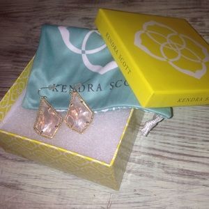 Kendra Scott Alex Earrings in Ivory Pearl
