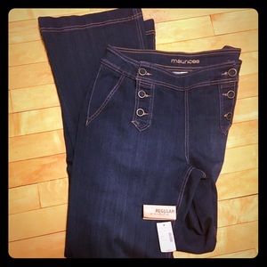 Maurice's Retro High-Waist Jeans NEW