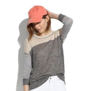 Madewell outfield pullover in colorblock!