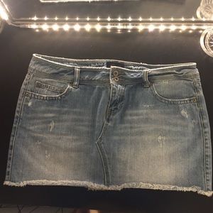 Jean Mini Skirt ~ Sz 9-10 ~ Aeropostale Like New!