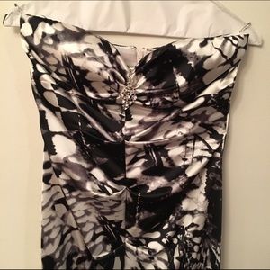 Black and white dress