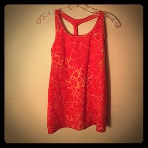Coral Nike Workout Tank