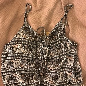 American eagle patterned romper