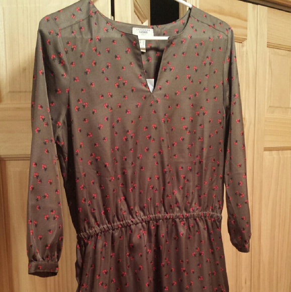 Lands End cherry print dress