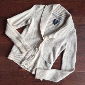 American Eagle Wool Button Down Sweater