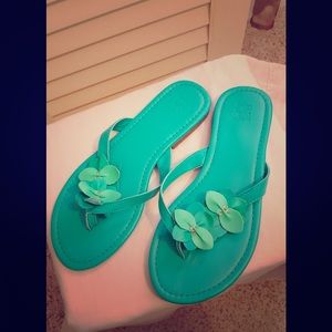 NY&Co flowered sandals. Never worn!