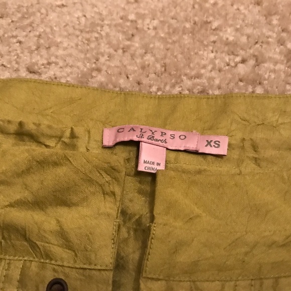 💕SOLD💕Calypso lace up sailor style crop top - Picture 2 of 3