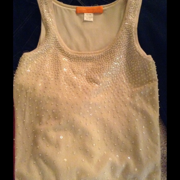 CYNTHIA STEFFE Cashmere and Sequins Tank Sz XS - Picture 2 of 4