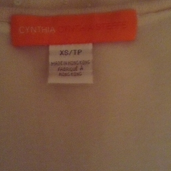 CYNTHIA STEFFE Cashmere and Sequins Tank Sz XS - Picture 4 of 4