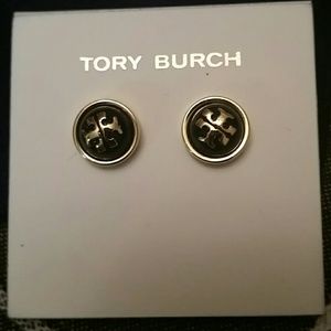 Tory Burch Black Melodie Stud (NWT)